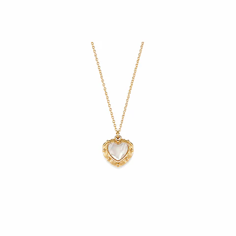 Collar  Corazón Nácar