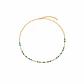 Collar Verde Piedra Malaquita  Minimalista - Miniatura 1