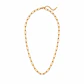 Collar Cadena Paperclip Dorada 40 cm - Miniatura 2