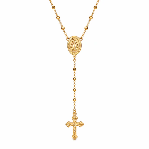 Collar Rosario Virgen Milagrosa