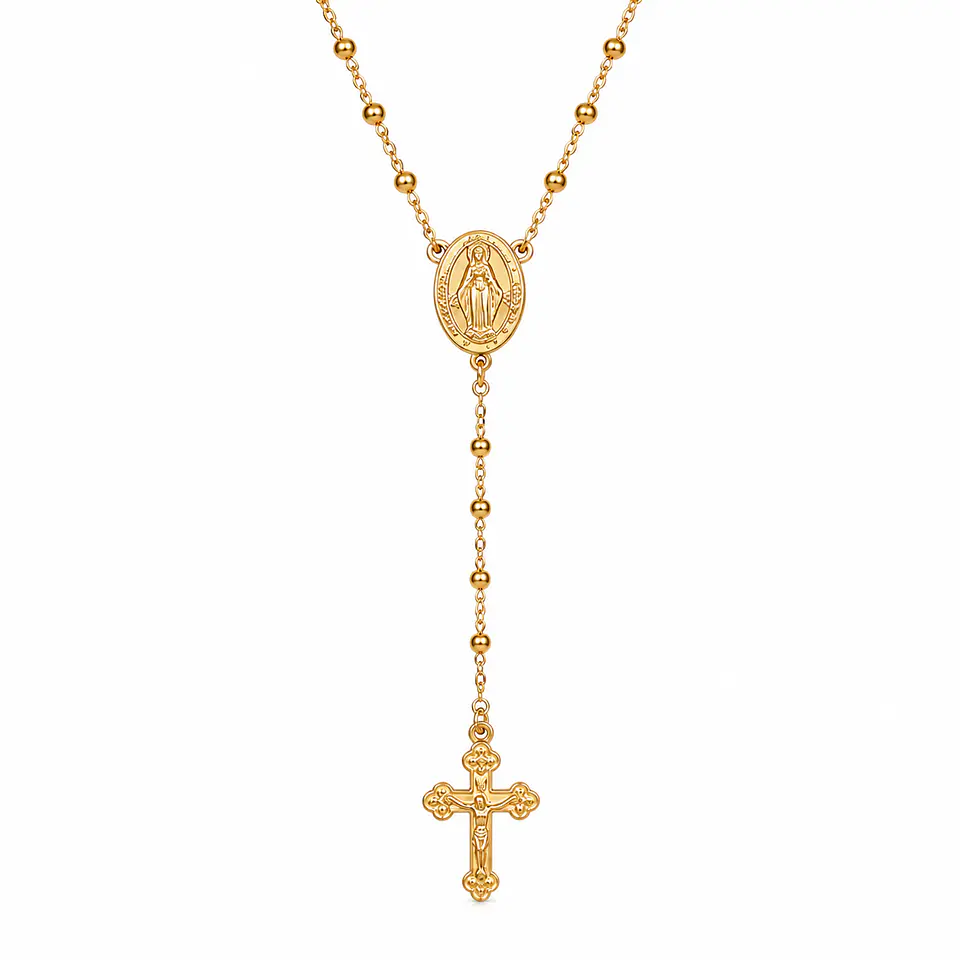 Collar Rosario Virgen Milagrosa 1