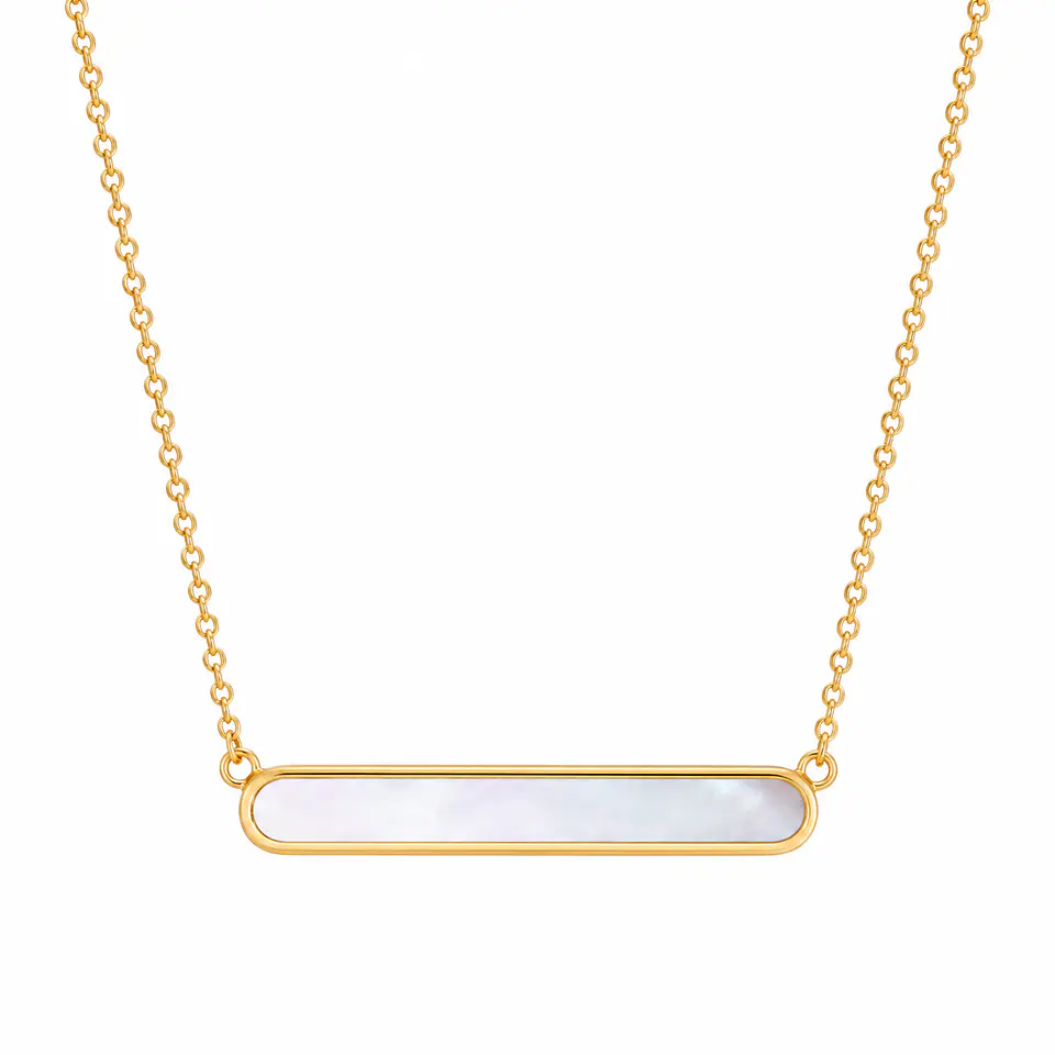 Collar Premium Barra Nácar 1