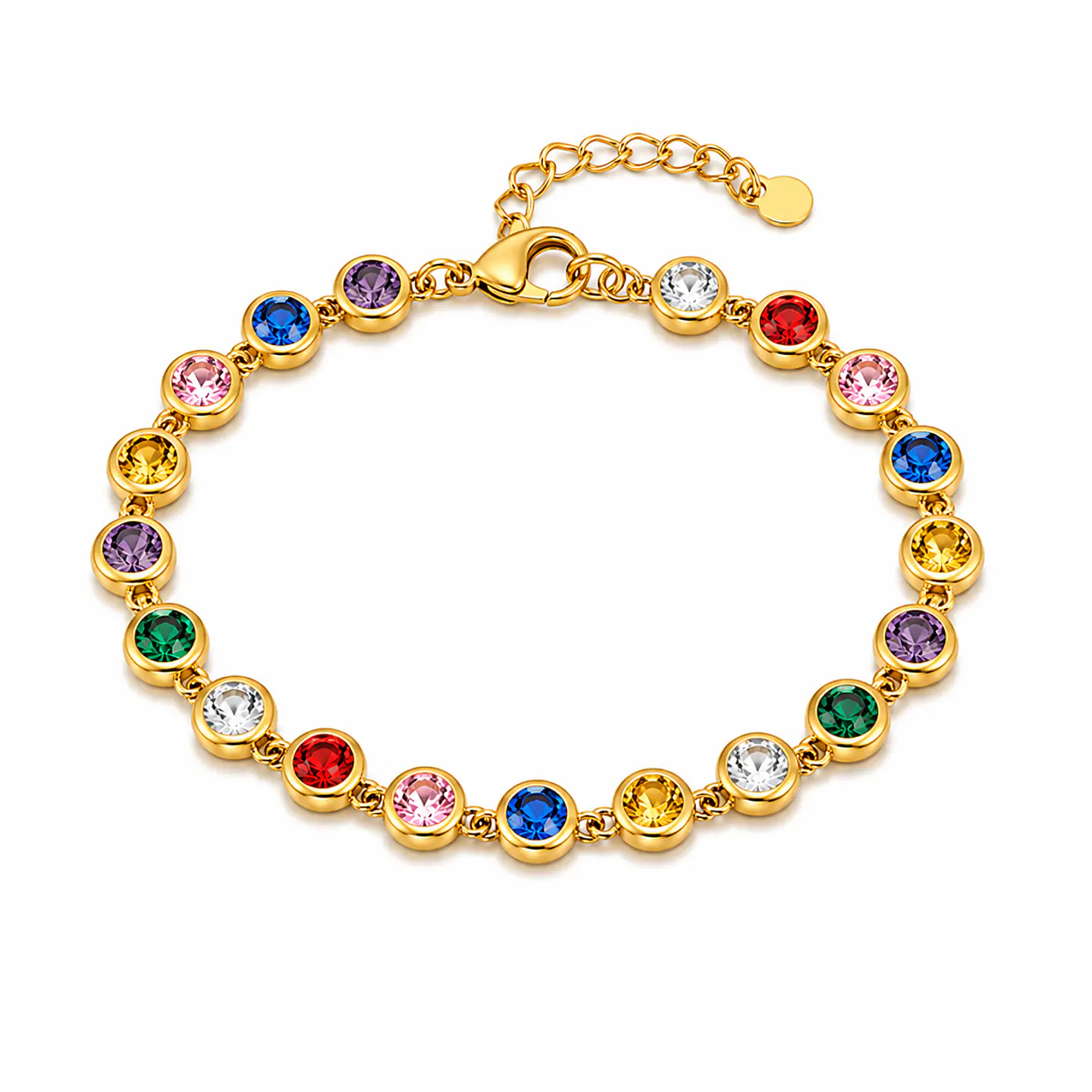 Pulsera Cristales Multicolor 1