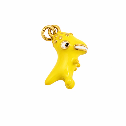 Dije Dinosaurio Celeste