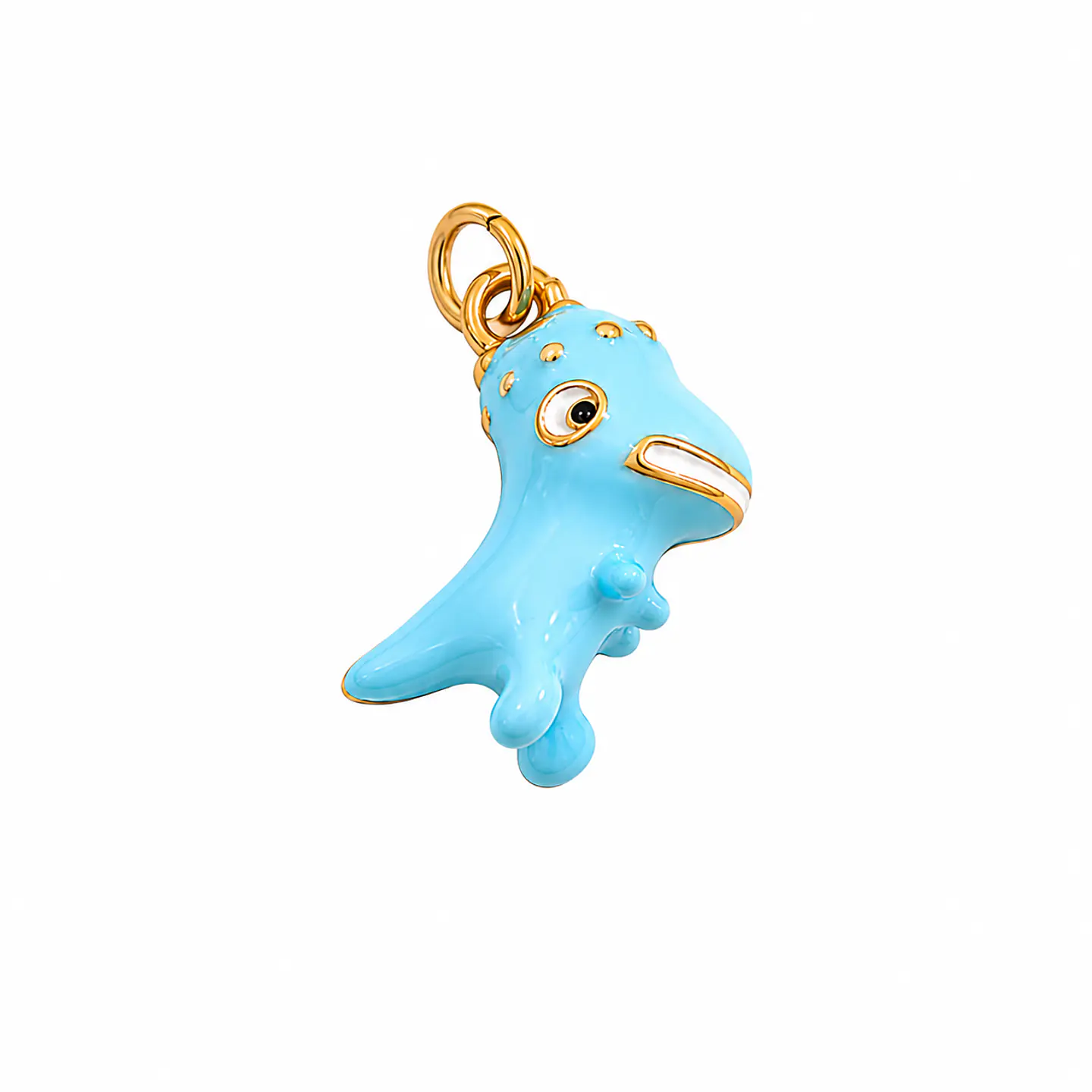 Dije Dinosaurio Celeste 2