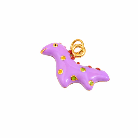 Dije Dinosaurio Lila