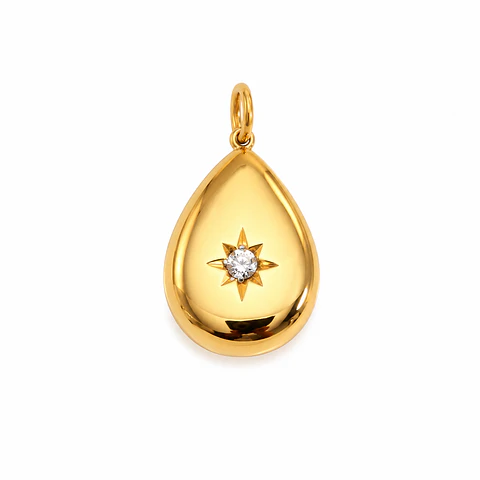 Dije Gota Dorada Estrella