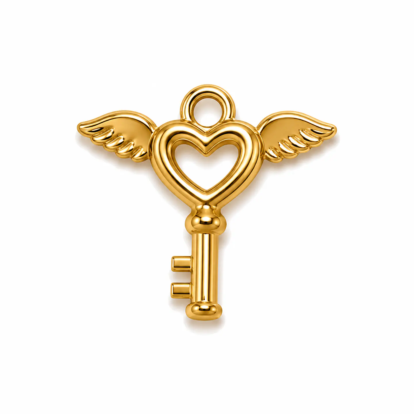 Dije Llave Corazón Alado 1