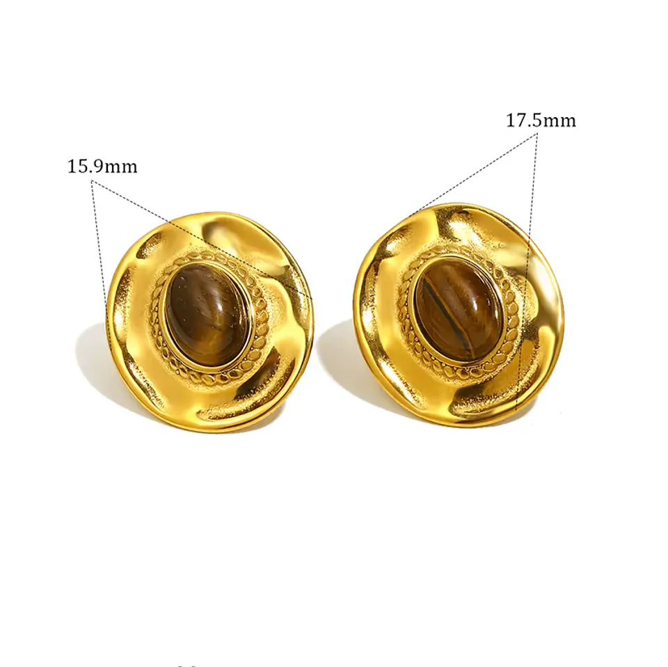 Aros Imperial Ojo de Tigre 2