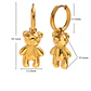 Aros Teddy Dorado - Miniatura 3