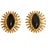 Aros Sol Obsidiana Negra