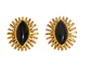 Aros Sol Obsidiana Negra - Miniatura 1