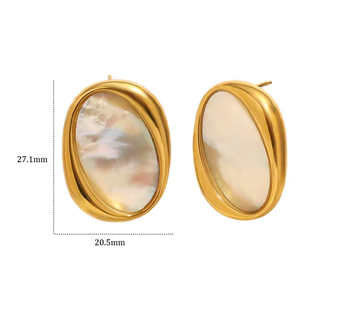 Aros Nácar Oval