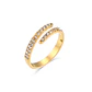 Anillo Abierto Pavé Zirconias - Miniatura 2