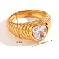Anillo  Corazón Brillante - Miniatura 2