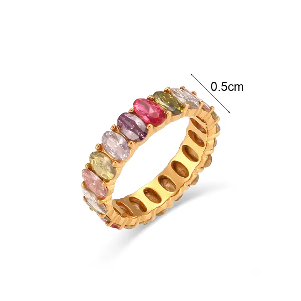 Anillo Eternity Multicolor 2