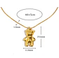 Collar  Osito Dorado - Miniatura 2