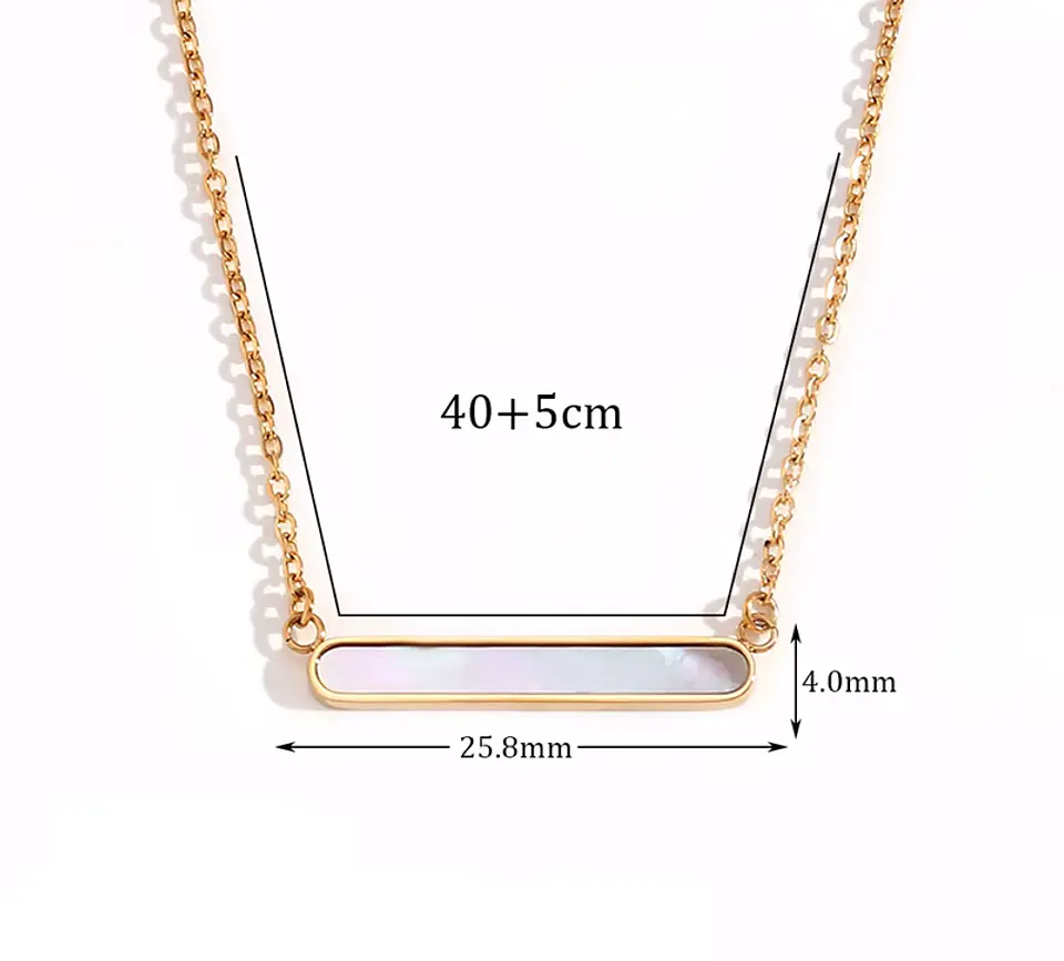 Collar Premium Barra Nácar 2
