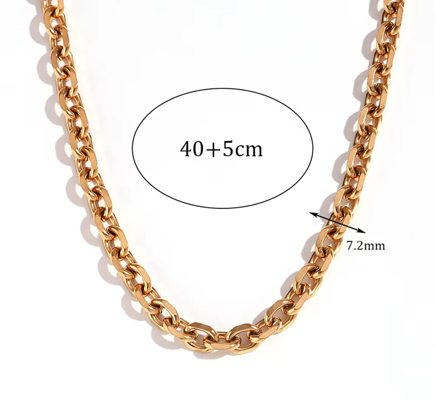 Collar Cadena Gruesa 40 cm 1
