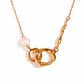 Collar Perla y Eslabones Orgánicos - Miniatura 1