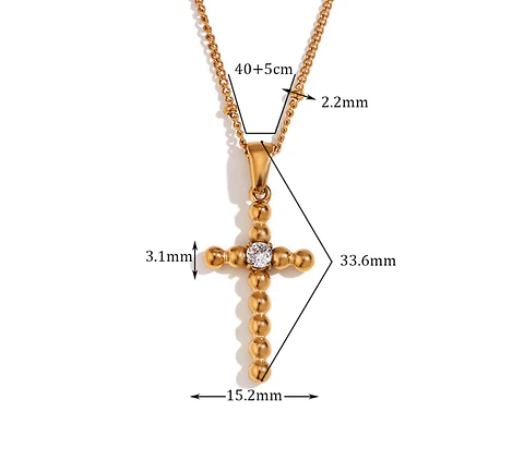 Collar Cruz Cristal