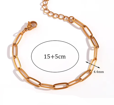 Pulsera Eslabones Rectangulares