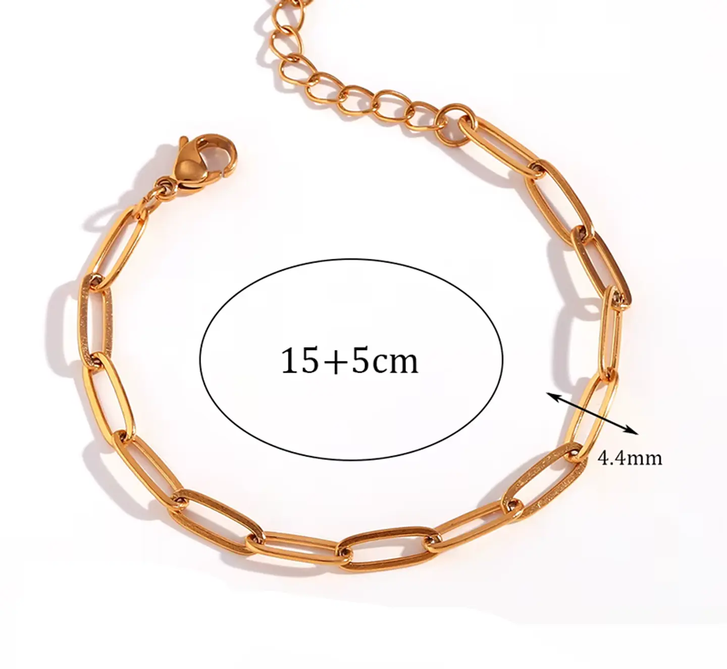 Pulsera Eslabones Rectangulares 2