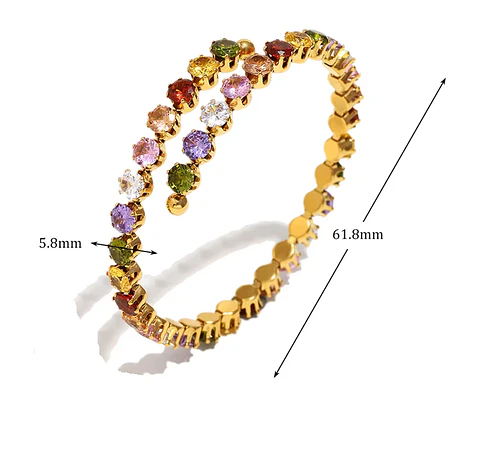 Pulsera Brazalete Arcoíris