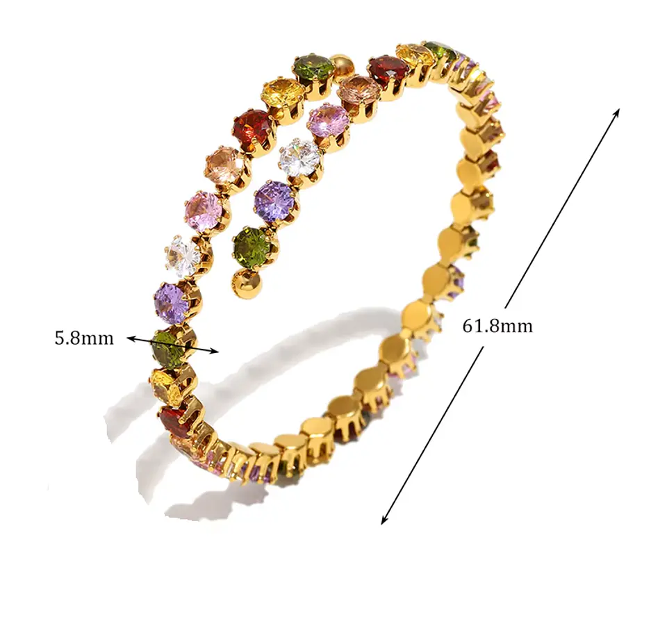 Pulsera Brazalete Arcoíris 2