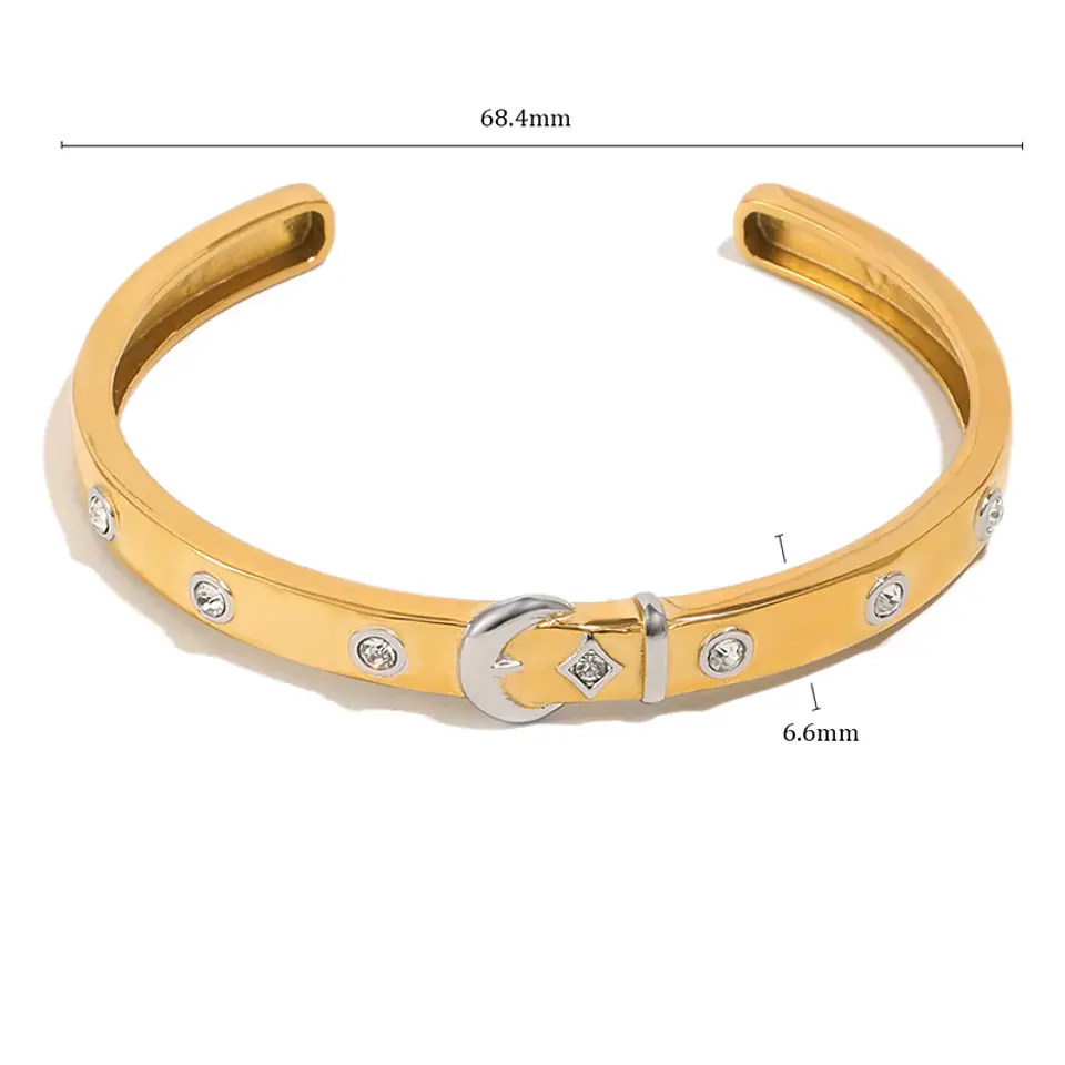 Pulsera  Brazalete Cinturón Cristales 1