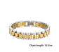 Pulsera Eslabones Bicolor Luxury - Miniatura 3