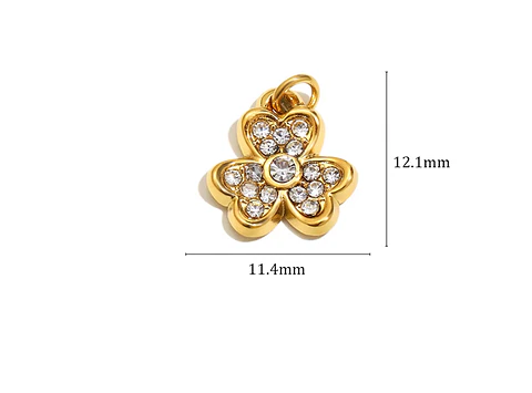 Dije Flor Cristal