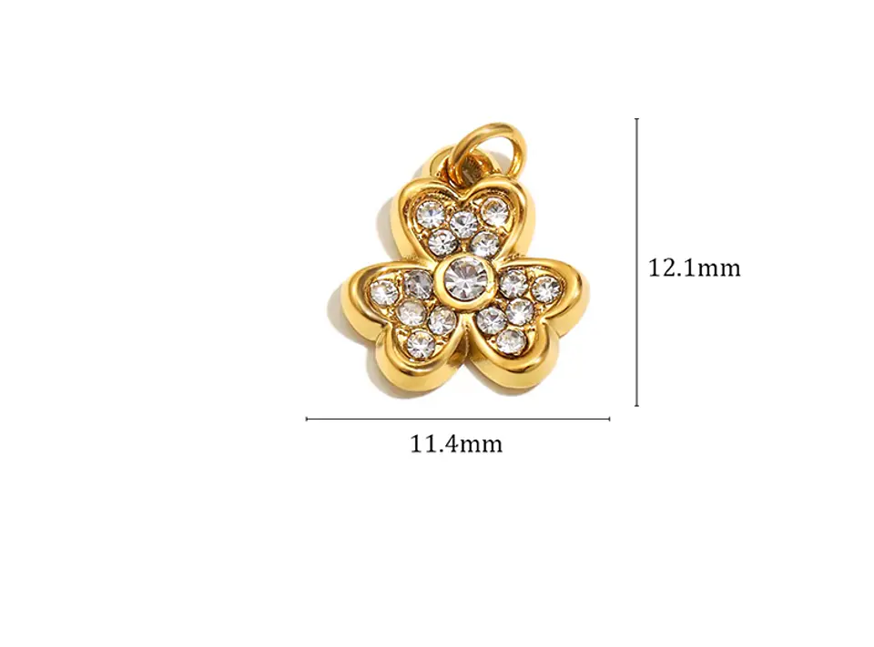 Dije Flor Cristal 1