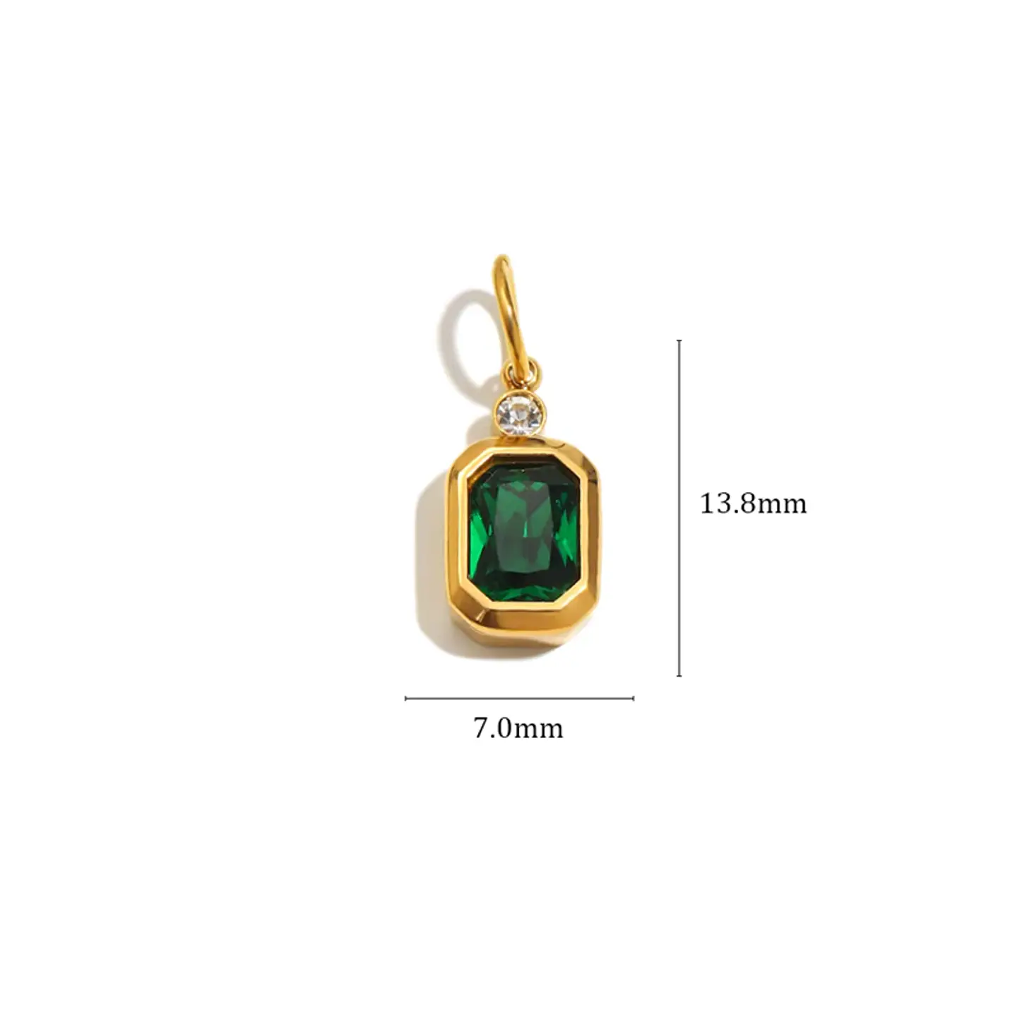 Dije Esmeralda Verde 2