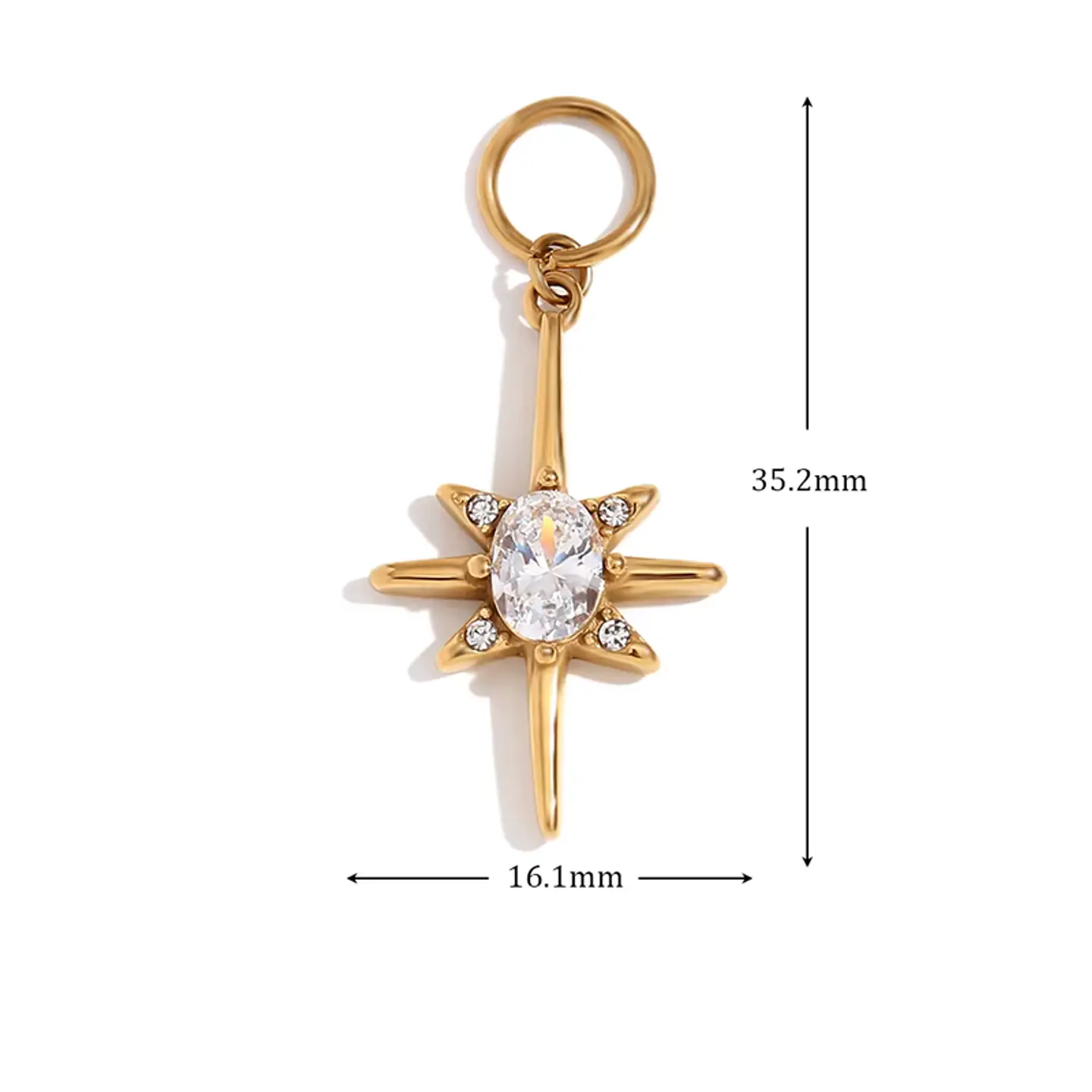 Dije Estrella Polar Cristal 1