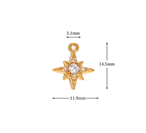 Dije Estrella Polar Cristal