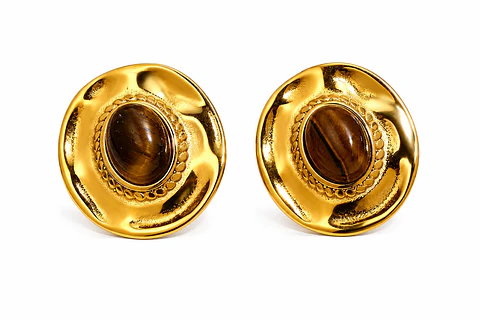 Aros Imperial Ojo de Tigre