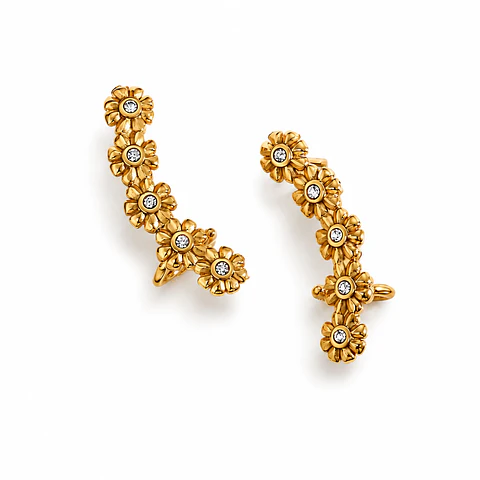 Aros Margarita Pavé