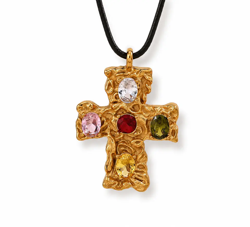 Collar  Cruz Multicolor 1