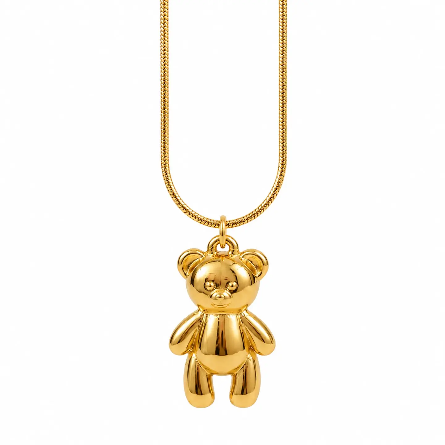 Collar  Osito Dorado 3