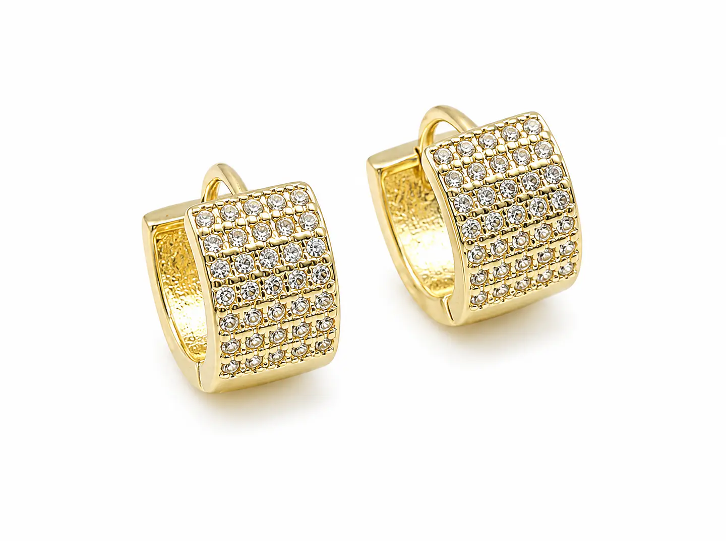 Aros Flor Cristal 1
