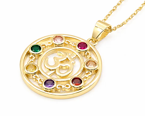 Collar Om Chakras