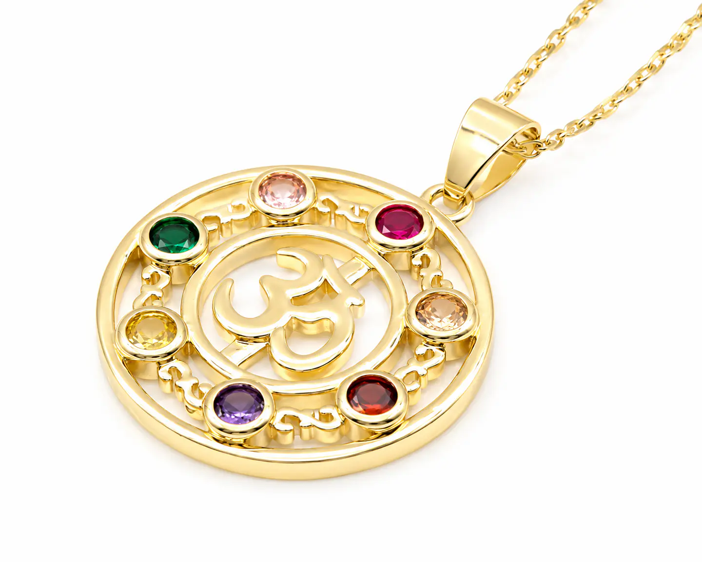 Collar Om Chakras 1