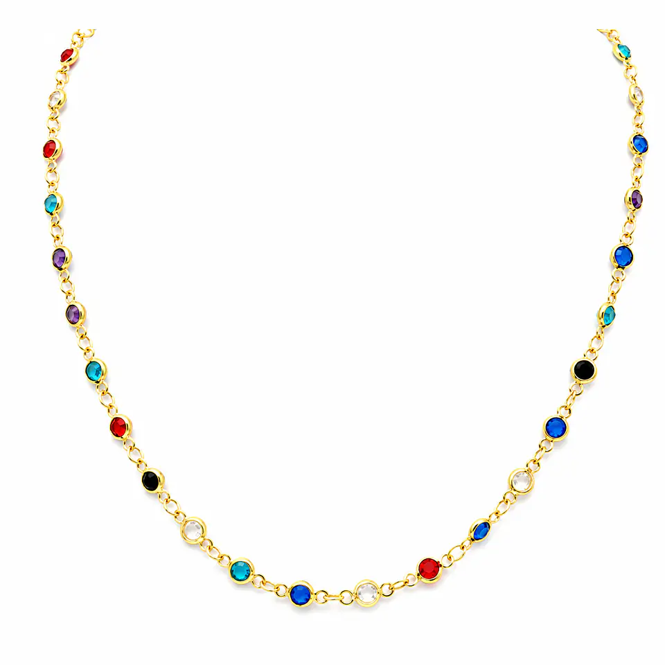 Collar Cristales Multicolor 1