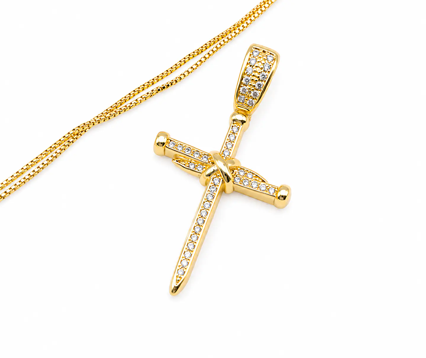 Collar Cruz Pavé 1
