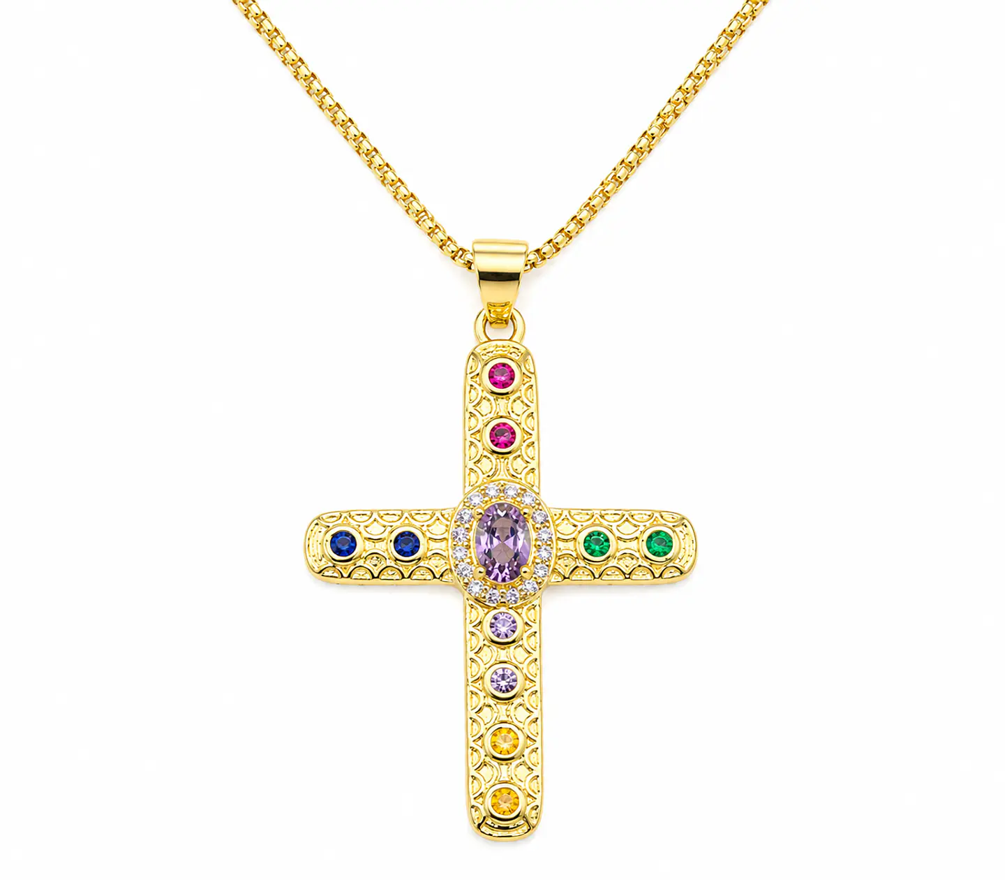 Collar Cruz Multicolor 1