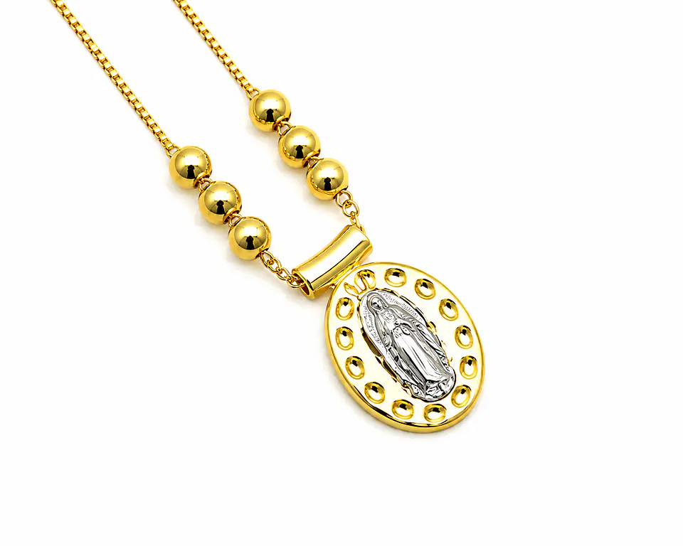 Collar Medalla Virgen 1