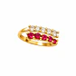 Anillo Doble Cristales - Miniatura 2