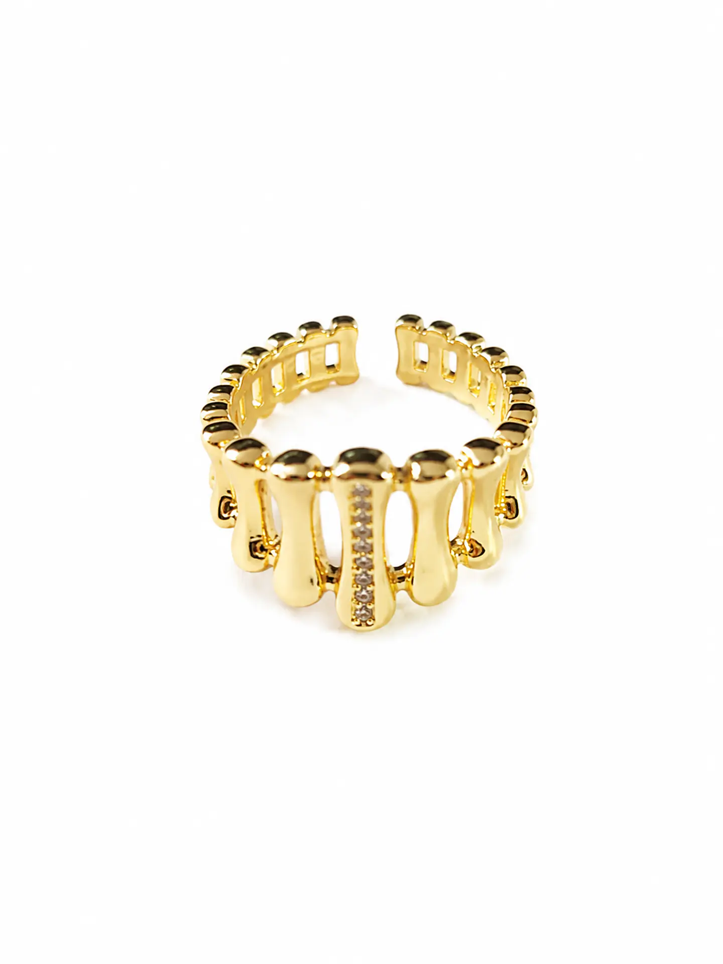 Anillo Barras Doradas 1
