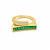Anillo Verde Cruzado